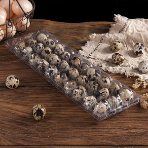 12 15 20 24 di động chim cút trứng khay rỗng lưu trữ bao bì hộp rõ ràng nhựa chim cút chim bồ câu trứng khay cho 30 trứng khay container - Product Image 1