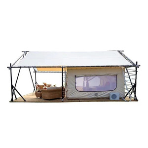Outdoor Luxury Camping <b>Tent</b> 6-8 Person Diagonal Bracing Oxford Fabric Four-season Double Layer <b>Large</b> Space <b>Tent</b> - Product Image 4