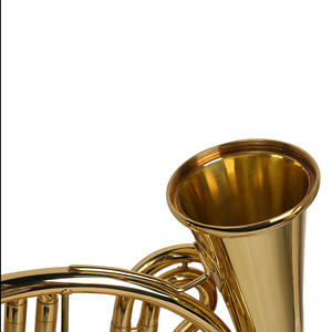 JinBao <span class=keywords><strong>Instrument</strong></span> à vent Corno-m JBFH-700 Hornerner Baltopha <span class=keywords><strong>Cor</strong></span>-s Trombone à clé unique en Si bémol en laiton - Product Image 2