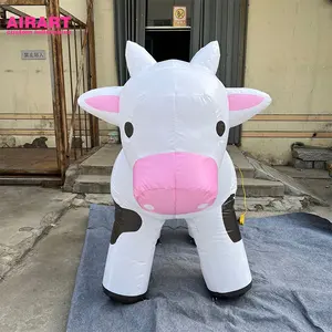 Cartoon animal custom inflatable cow/inflatable calf/inflatable bull