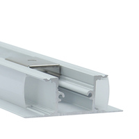 Profilé en alliage d'aluminium 6063-T5 pour bande LED, 17*50mm, extrusion pour décorations lumineuses, service de découpe