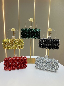 Sacs <span class=keywords><strong>de</strong></span> soirée 2026 : Pochettes perlées pour femmes, pochette florale, sac à bandoulière chaîne, sac <span class=keywords><strong>de</strong></span> mariage, sac à main <span class=keywords><strong>de</strong></span> soirée chic - Product Image 2
