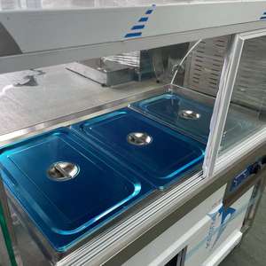 स्टेनलेस स्टील इलेक्ट्रिक फूड गर्म वाणिज्यिक मैरी काउंटरटॉप हॉट फूड डिस्प्ले रेस्तरां होटल - Product Image 2