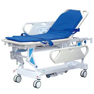 MT MEDICAL Ambulance Hydraulic or Manual Hospital Emergency Stretcher Medical Trolley for Patients