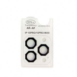 Protection d'objectif d'appareil photo en verre trempé en aluminium métallique anti-reflet Polygon AR + AF pour iPhone 11 12 <span class=keywords><strong>Pro</strong></span> 13 14 15 16 17 <span class=keywords><strong>Pro</strong></span> Max - Product Image 3