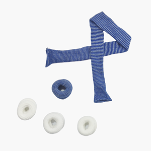 Bandages tubulaires d'enveloppe d'orteils de doigt de maille de coton élastique médical - Product Image 1