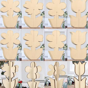 <span class=keywords><strong>Fiore</strong></span> <span class=keywords><strong>di</strong></span> tulipano in <span class=keywords><strong>legno</strong></span> 3D per decorazioni per feste-fai da te in <span class=keywords><strong>legno</strong></span> a forma <span class=keywords><strong>di</strong></span> <span class=keywords><strong>fiore</strong></span> bianco - Product Image 6