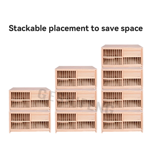 GESHIFENG Nouveau modèle Cages d'élevage de pigeons en bois de grande taille à vendre - Product Image 3