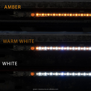 Barre lumineuse LED magnétique 60 cm, à intensité variable, ambre et blanc, double couleur, 12 V, lampe portable pour 4x4, <span class=keywords><strong>toit</strong></span> de véhicule tout-terrain - Product Image 3