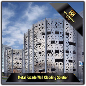 كينهاي أنودة لوحة الألومنيوم بأكسيد الألومنيوم ورقة واجهة مثقبة لبناء الجدار الخارجي استخدام - Product Image 4