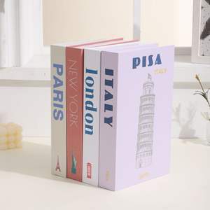 Accessoires de <span class=keywords><strong>d</strong></span>écoration pour la maison, la bibliothèque, le café, livres factices <span class=keywords><strong>d</strong></span>écoratifs pour la <span class=keywords><strong>d</strong></span>écoration intérieure - Product Image 4