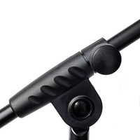 Trépied de microphone professionnel réglable et léger JH-M-1 en métal noir pour instruments de musique – Vente en gros usine JINHONG