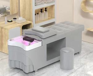 Mesa de Lavado de Cabello de Alta Gama para Salón de Belleza, Silla de Tratamiento de Spa, Equipo de Belleza, Cama para Champú - Product Image 2