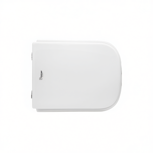 Asiento de inodoro para Galassia Meg11, forma de jarrón, 8 bisagras blancas en forma de C, 50,5 cm de largo, 37,5 cm de ancho - Product Image 3