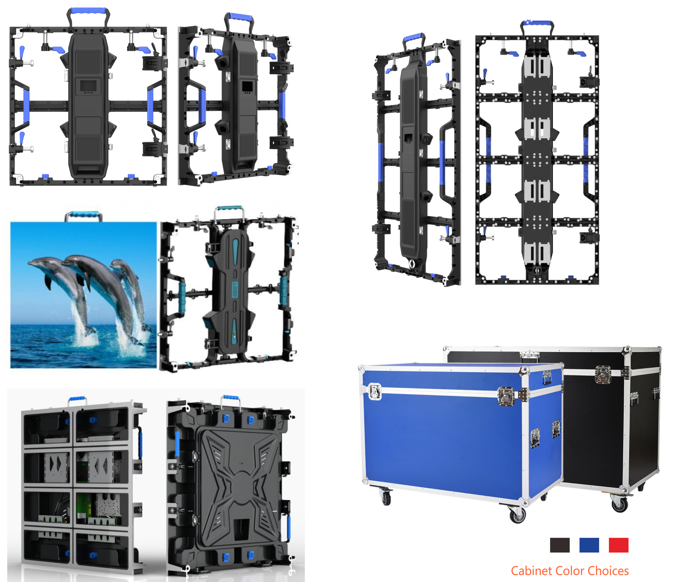P3.91 P4.81 Outdoor Rental Led Screen For Stage Concert 500x500mm