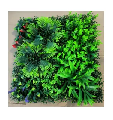 Stile personalizzato buon prezzo UV- anti verde parete artificiale piante verticali decorazioni da giardino