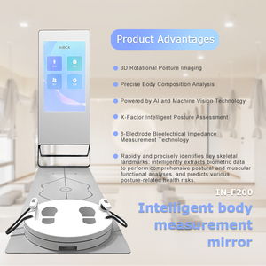 Système professionnel d'évaluation de la composition corporelle et de la posture 3D, prise en charge OEM/ODM, écran tactile, garantie 1 an, pour les salles de sport IN-F200 IN-F - Product Image 1