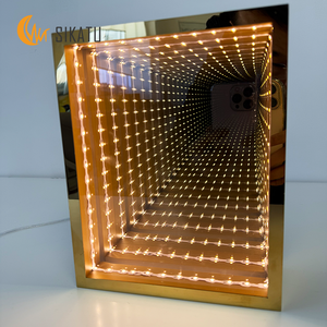 Tùy chỉnh Led Infinity gương hộp đèn cho quảng cáo hiển thị 3D không thấm nước thương mại signage với CE chứng nhận OEM ODM - Product Image 3