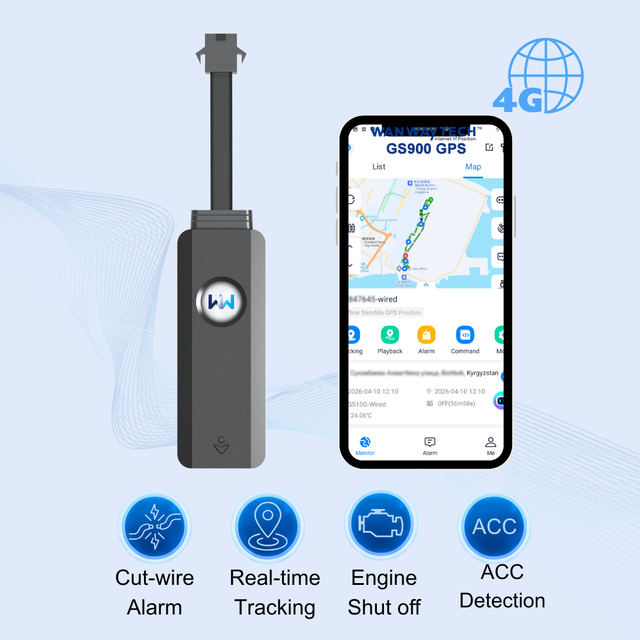 4G Real-Time GPS Tracking Device with GLONASS & GSM Fleet Management Android & IOS Apps-Cost-Effective for Efficient Tracking