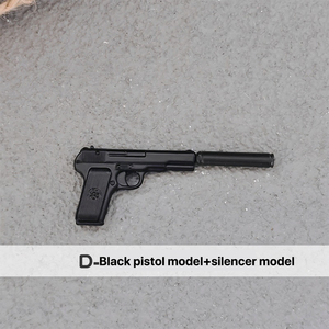 Modelo <span class=keywords><strong>de</strong></span> Revólver Metálico en Miniatura a Escala 1:12 para Figuras <span class=keywords><strong>de</strong></span> Acción y Dioramas - Product Image 6