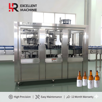 Machine de remplissage de bouteilles de bière en acier inoxydable haute efficacité, prête à être expédiée, vente en gros, approuvée CE