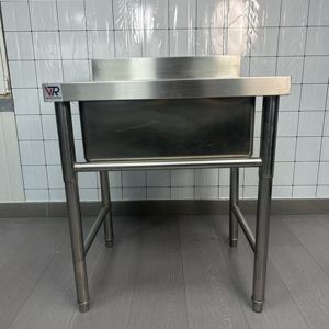 Fregadero individual de preparación de cocina de acero inoxidable personalizado VICTORY KITCHEN para hoteles, restaurantes y suministros de laboratorios - Product Image 4