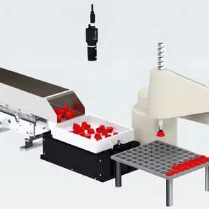 <span class=keywords><strong>Robot</strong></span> inteligente de 3 ejes Alimentador flexible Sistema de cámara de visión de vibración de alta eficiencia Componente de motor central 220V Nueva condición - Product Image 1