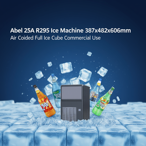 Macchina per Ghiaccio Abel 25A R290 387x482x606mm Raffreddata ad Aria per Uso Commerciale dall'Italia - Product Image 3