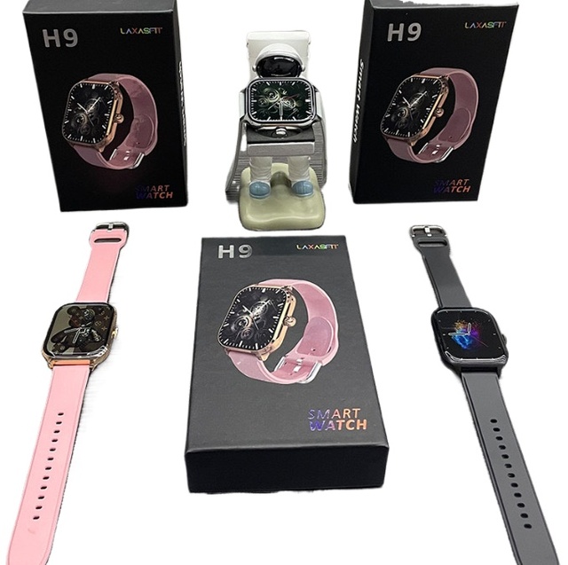 H9 Series Smartwatch H9 Full Screen OLED Display with Call Reminder Function Compatible with Series 7 8 S8 Electronic Devices
