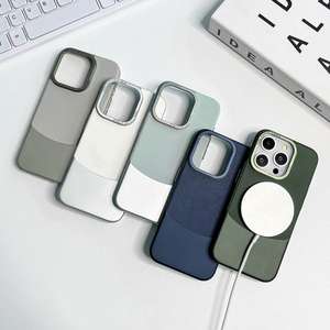 Fundas de teléfono móvil de PC duro de cuero personalizado para <span class=keywords><strong>Apple</strong></span> Iphone 13 Pro Max 16 Plus 15 14 móviles cubierta - Product Image 4