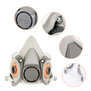 थोक कस्टम औद्योगिक और रासायनिक श्वसन छोटे आधे फेस मास्क 6200 - Product Image 5