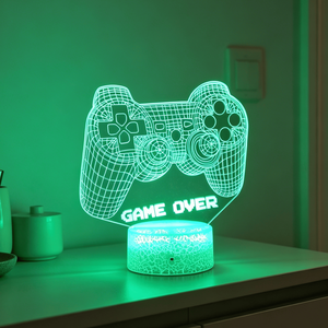Customized 3D Game Room Desk Lamp Console Game LED Desk Lamp <b>for</b> Home and Office Decoration - Product Image 4