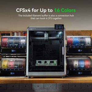 Creality CFS สำหรับเครื่องพิมพ์ 3 มิติ K2 Plus ระบบฟิลาเมนต์อัตโนมัติ 16 สี ป้องกันความชื้น พร้อมระบบตรวจจับการขาดของเส้นพลาสติก - Product Image 2