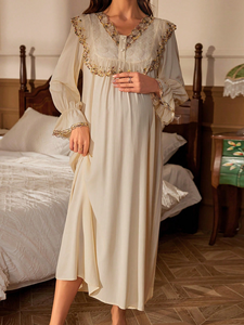 Camisola Solta para Gestantes Estilo Dubai, Roupa de Descanso Islâmica Casual para Dormir - Product Image 4