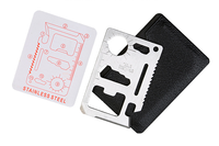 Multitool Outdoor Camping Survival Tool en acier inoxydable Pocket Credit Card Size Tool for Travel