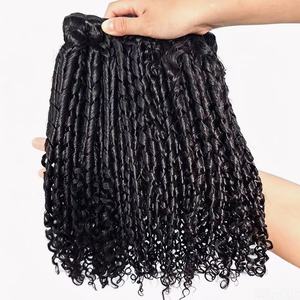 Extensiones de Cabello Humano Virgen 100% de Alta Calidad para Tejido de Cabello Rizado, Venta Caliente de Fábrica 2026, Solo Color Más Oscuro, Solo 100g, Sin Enredos - Product Image 5