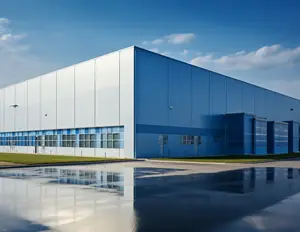 Large Span Prefabricated Industry Steel Structure Warehouse Logistics From Qingdao China