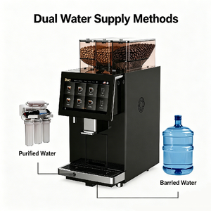 Máquina de Café Comercial de Alta Capacidad, Sistema Automático de Espresso de Granos a Taza para Cafeterías, Restaurantes, Hoteles - Product Image 3