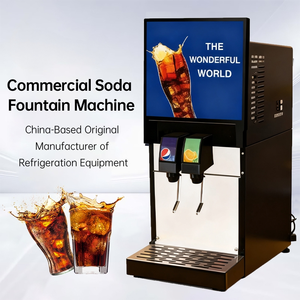 Machine <span class=keywords><strong>à</strong></span> soda commerciale <span class=keywords><strong>à</strong></span> 2 robinets, distributeur de boissons pour restaurant et bar - Product Image 6