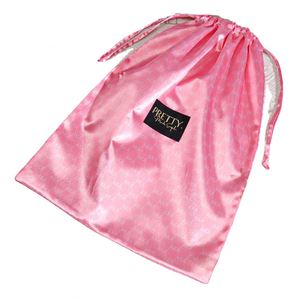 Bolsa de Almacenamiento de Lujo con Cordón de Satén y Etiqueta de Tela Personalizada para Bolsos, Zapatos y Lencería, con Impresión Completa - Product Image 4