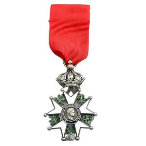 Médaille <span class=keywords><strong>de</strong></span> la Légion d'usine <span class=keywords><strong>de</strong></span> 21 ans, Médaille <span class=keywords><strong>de</strong></span> l'<span class=keywords><strong>Empereur</strong></span> Napoléon, Médaille <span class=keywords><strong>de</strong></span> Chevalier Supérieur, Matériau en alliage d'or spécial, Conception <span class=keywords><strong>de</strong></span> logo spécial - Product Image 4
