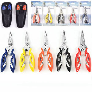 卸売ステンレス鋼フィッシングプライヤー ルアーフィッシングラインカッター 多機能アウトドア釣り道具 - Product Image 1