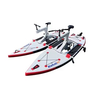 Bateaux gonflables de course de lac de flotteur avec la bicyclette d'eau de mer de pédale - Product Image 6