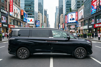 Hongqi HQ9 PHEV 2023 d'occasion, 2.0T 4x4 automatique, intérieur cuir, MPV de luxe spacieux, véhicule hybride pour transferts d'affaires