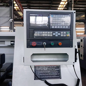 Torno de metal horizontal de un solo husillo de servicio medio con bancada plana, totalmente automático, económico, de China, modelo CK6166, centro de torneado CK6166*2000 - Product Image 4