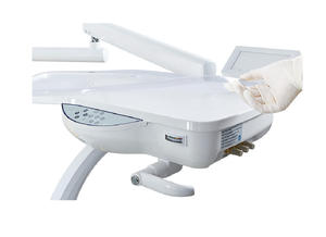 Ghế nha khoa với hút đơn vị kim loại xây dựng điện nguồn điện trực tiếp từ nhà sản xuất - Product Image 4