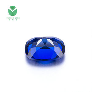 Gema de zafiro azul en forma de cojín para laboratorio, piedra preciosa suelta de 1-5 quilates - Product Image 5