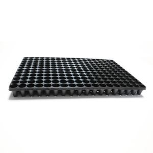 Plateau de semis en PET noir <span class=keywords><strong>pas</strong></span> <span class=keywords><strong>cher</strong></span>, 216 cellules, symétrique, plateau de pépinière, plateau de démarrage pour les fleurs et les légumes - Product Image 4