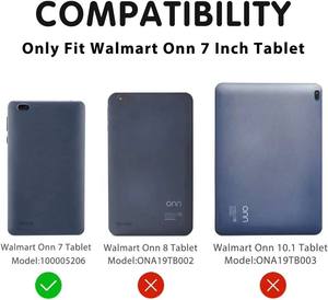 เคส HGD สำหรับ Walmart Onn 7 นิ้ว แบบตั้งได้ ป้องกันการตกกระแทก พร้อมหูหิ้ว  วัสดุ EVA กันกระแทก  โฟม  พร้อมที่จับสำหรับเด็ก  ฝาครอบแบบตั้งได้ - Product Image 2
