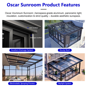 <span class=keywords><strong>Abri</strong></span> extérieur en alliage d'aluminium, protection contre le vent et l'eau, pour jardin, <span class=keywords><strong>cour</strong></span>, balcon, véranda - Product Image 3